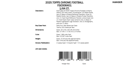 Topps Chrome NFL Football 2025 - Breakers Delight