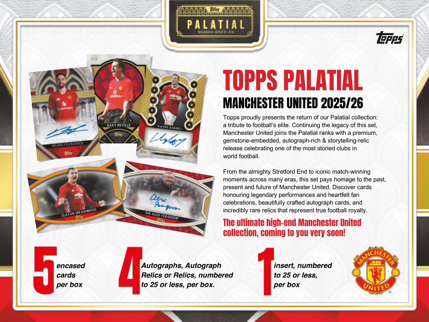 Topps Manchester United Palatial 2025/26