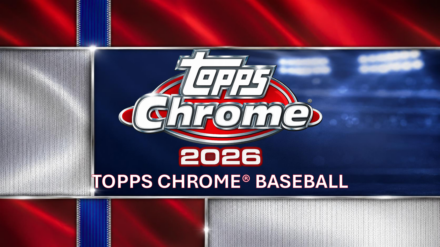 Topps Chrome Baseball 2026 - Hobby Box