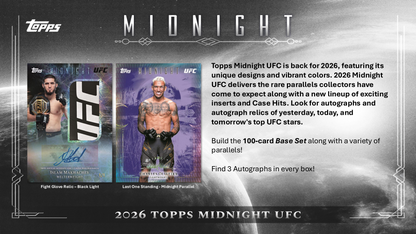 Topps Midnight UFC 2026 - Hobby Box