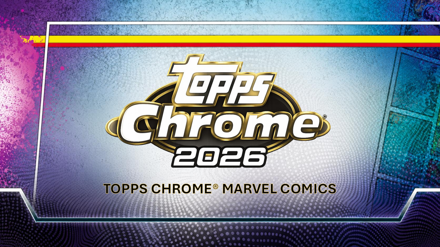 Topps Chrome Marvel Comics 2026 - Mega Box