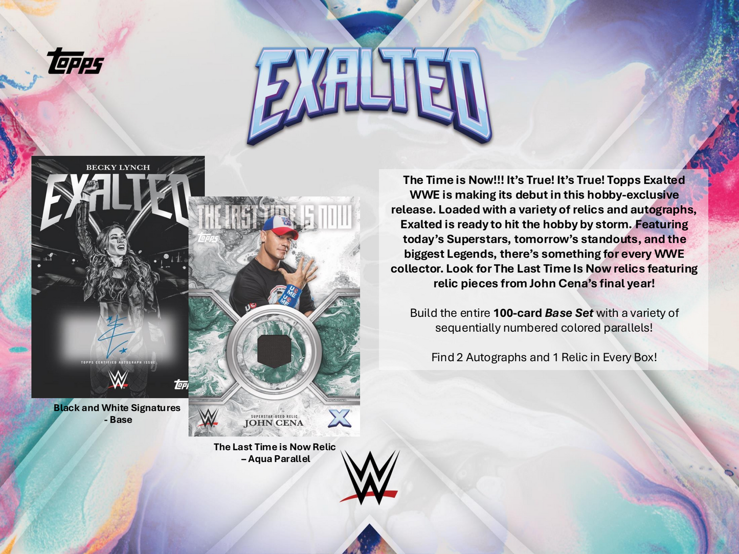 Topps Exalted WWE 2025 - Hobby Box