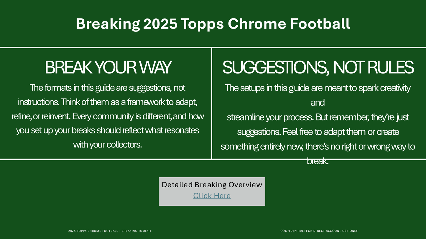 Topps Chrome NFL Football 2025 - Breakers Delight