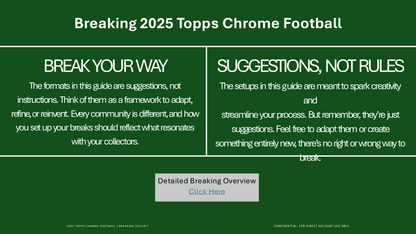 Topps Chrome NFL Football 2025 - Breakers Delight