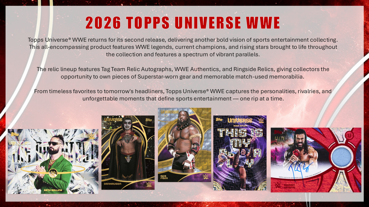 Topps WWE Universe 2026 - Mega Box