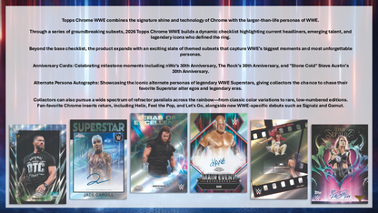 Topps Chrome WWE 2026 - Hobby Box