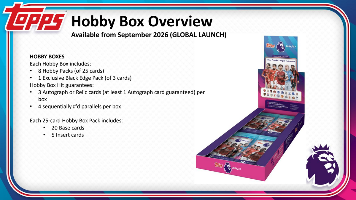 Topps Premier League Flagship 2026/27 - Hobby Box