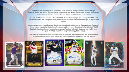 Topps Bowman Baseball 2026 - Hobby Box