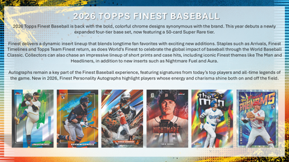 Topps Finest Baseball 2026 - Mega Box