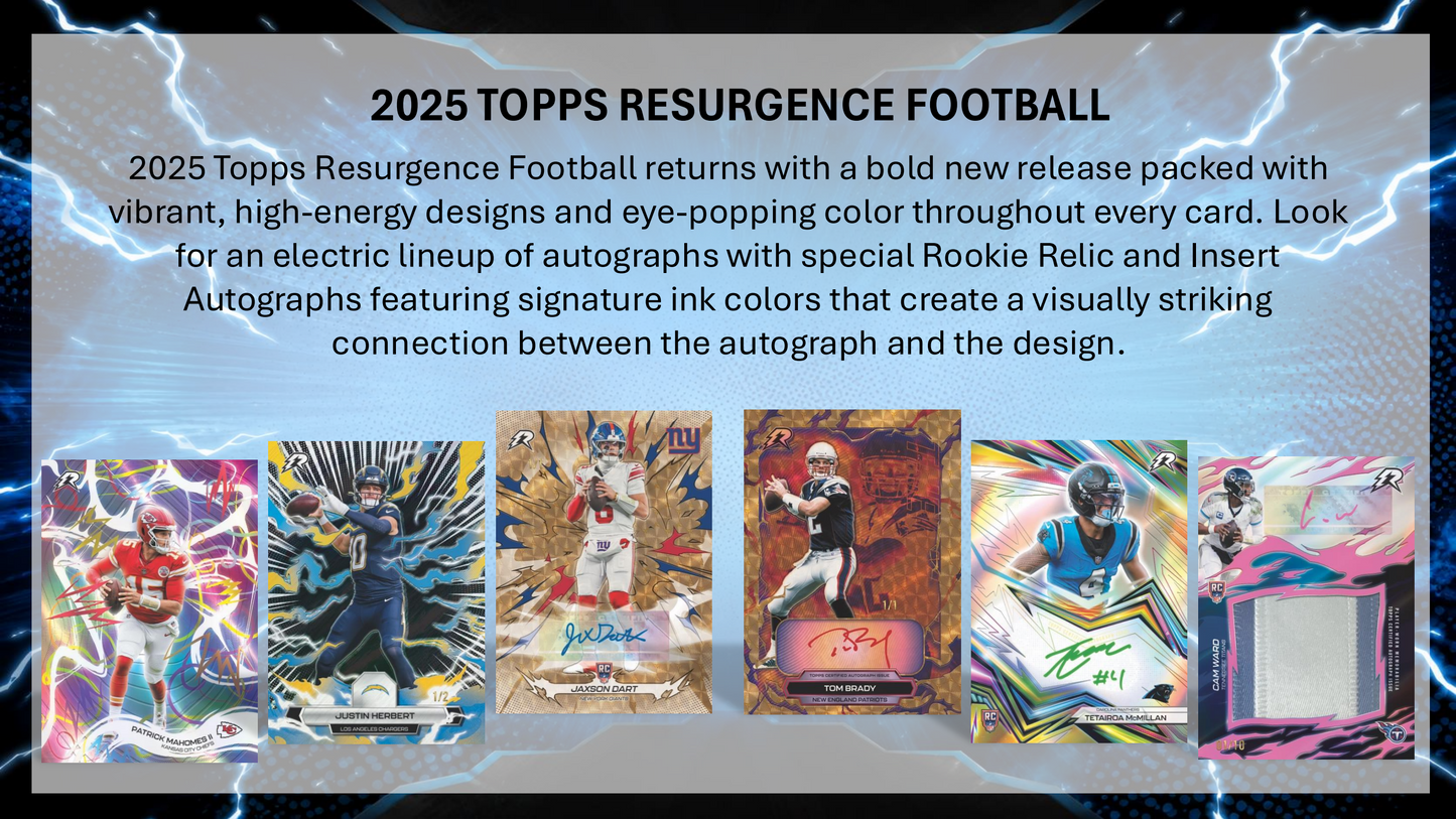 Topps Resurgence NFL Football 2025 - Hobby Box