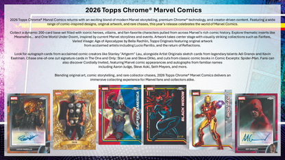 Topps Chrome Marvel Comics 2026 - Value Box
