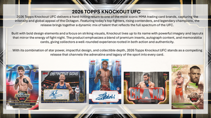 Topps UFC Knockout 2026 - Hobby Box