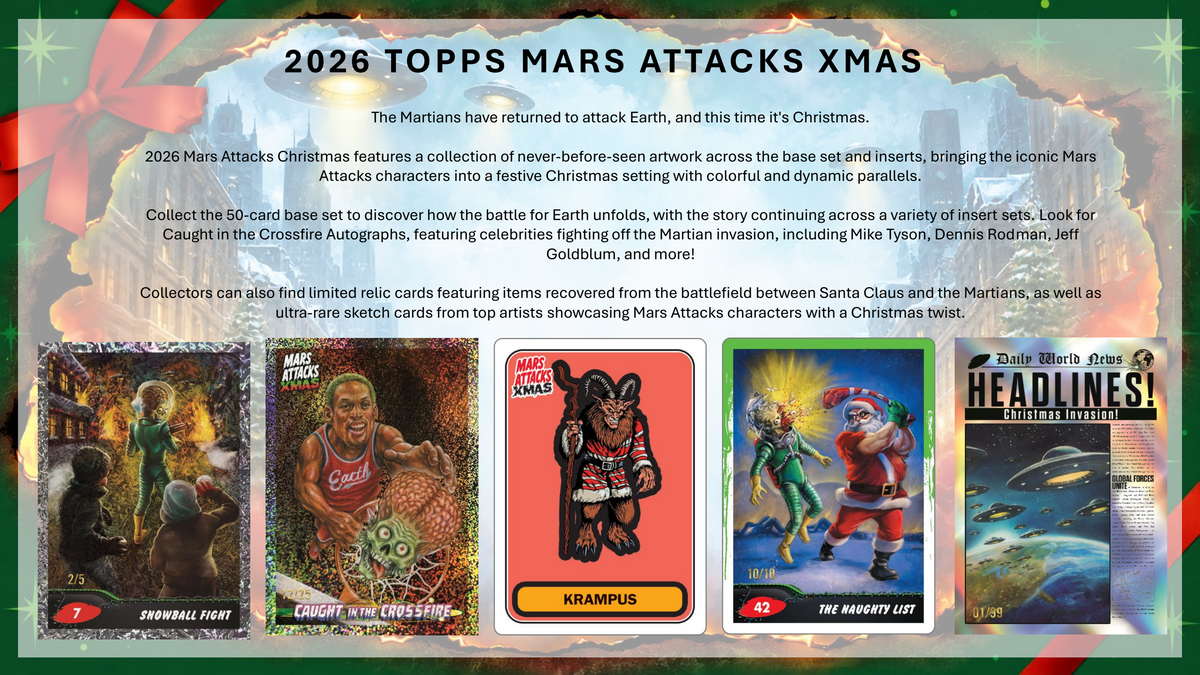 Topps Mars Attacks Christmas 2026 - Hobby Box