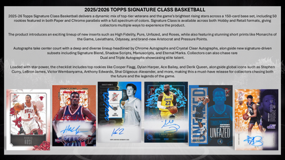 Topps NBA Signature Class Basketball 2025/26 - Hobby Box