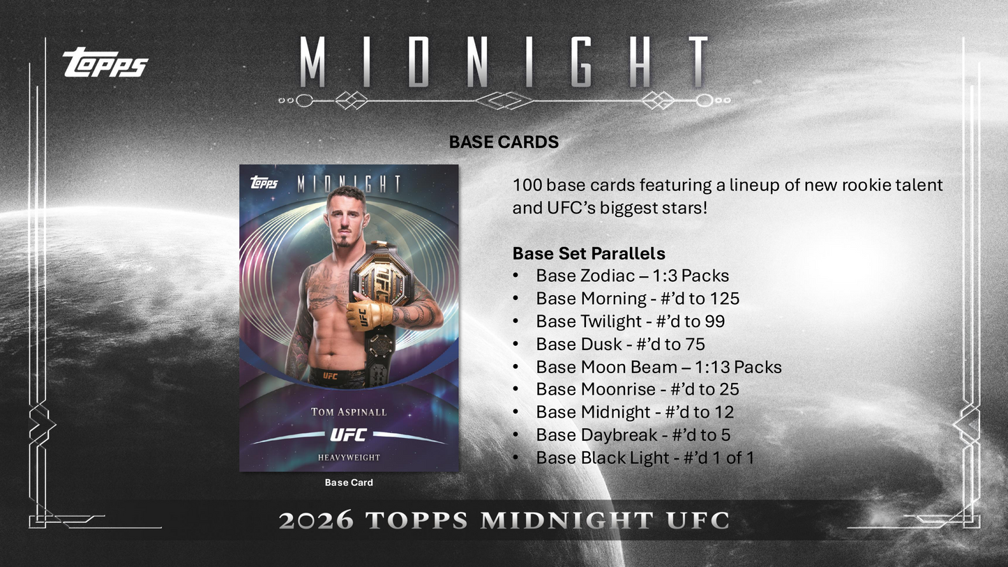 Topps Midnight UFC 2026 - Hobby Box
