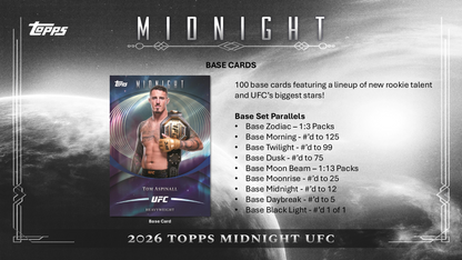 Topps Midnight UFC 2026 - Hobby Box