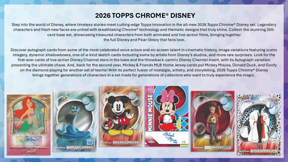 Topps Chrome Disney 2026 - Mega Box