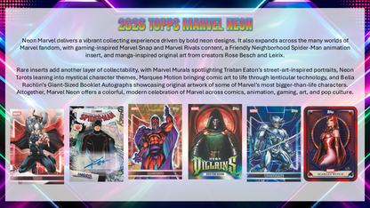 Topps Neon Marvel 2026 - Value Box