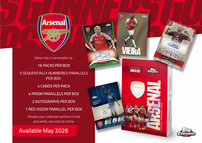 Topps Chrome Arsenal 2025/26 - Hobby Box