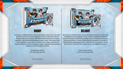 Topps Bowman Chrome Baseball 2026 - Mega Box
