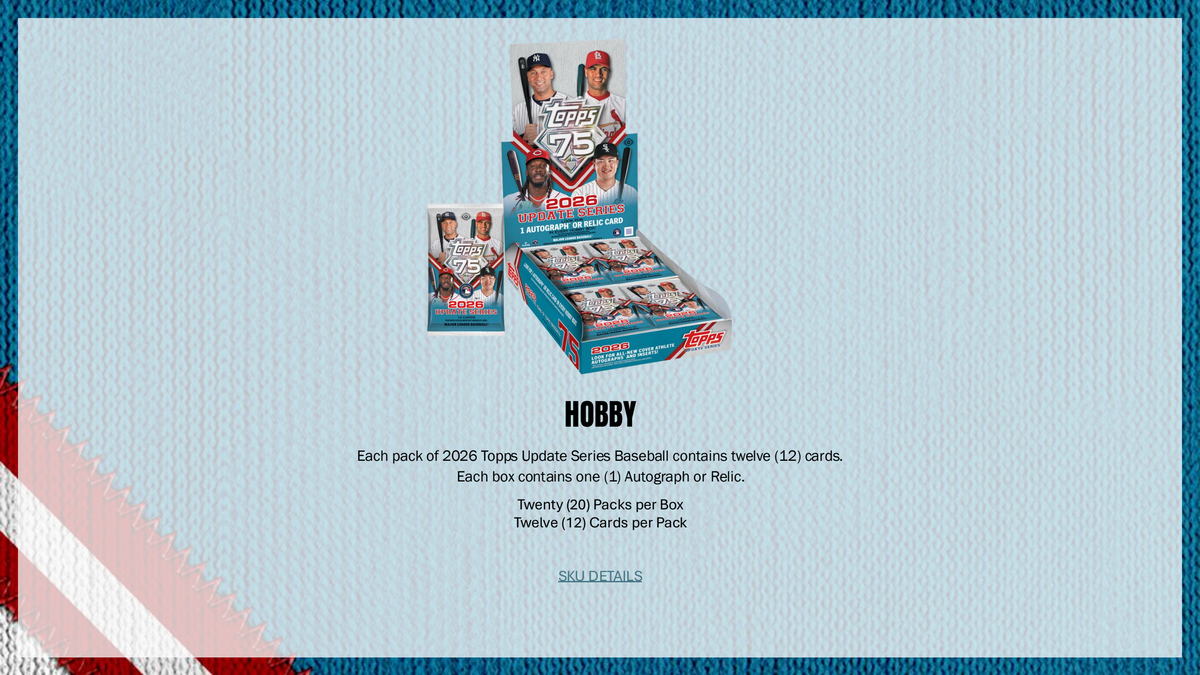 Topps Update Series Baseball 2026 - Hobby Box