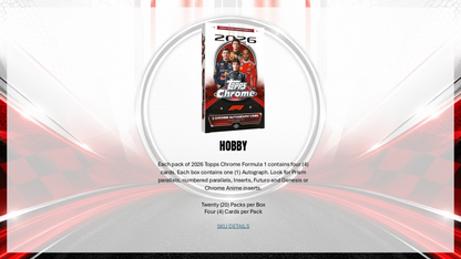 Topps Chrome Formula 1 2026 - Hobby Box