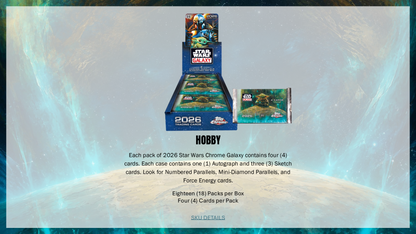 Topps Star Wars Chrome Galaxy 2026 - Hobby Box