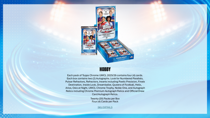 Topps Chrome UEFA Women's Champions League 2025/26 - Hobby Box