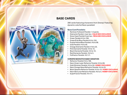 Topps Neon Disney 2026 - Value Box