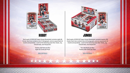 Topps NBA Hoops Basketball 2025/26 - Hobby Box
