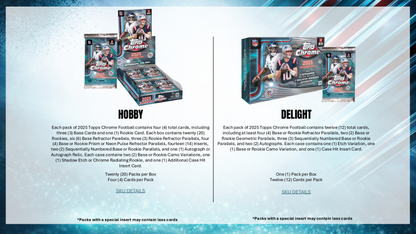Topps Chrome NFL Football 2025 - Hobby Box