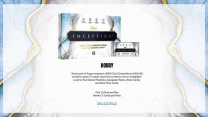 Topps Inception UEFA Club Competitions 2025/26 - Hobby Box