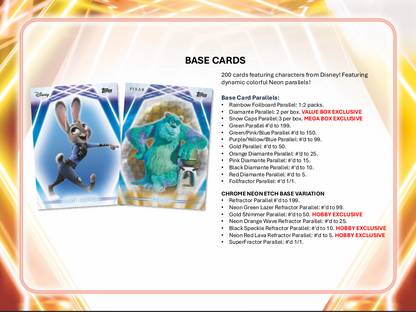 Topps Neon Disney 2026 - Hobby Box