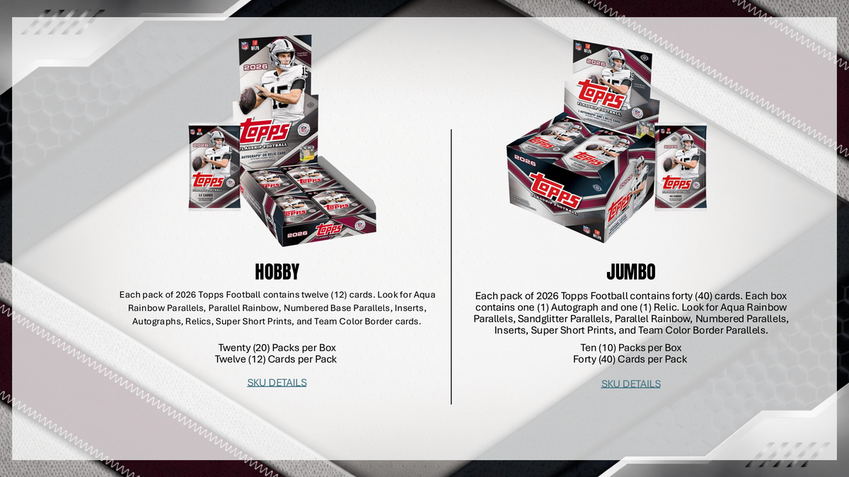 Topps NFL Football Flagship 2026 - Hanger Pack