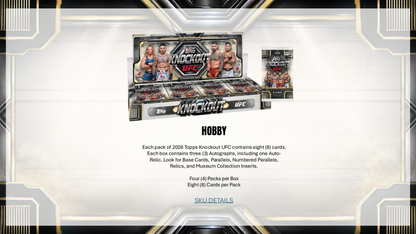 Topps UFC Knockout 2026 - Hobby Box