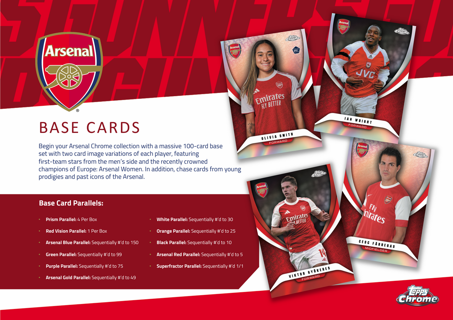 Topps Chrome Arsenal 2025/26 - Hobby Box
