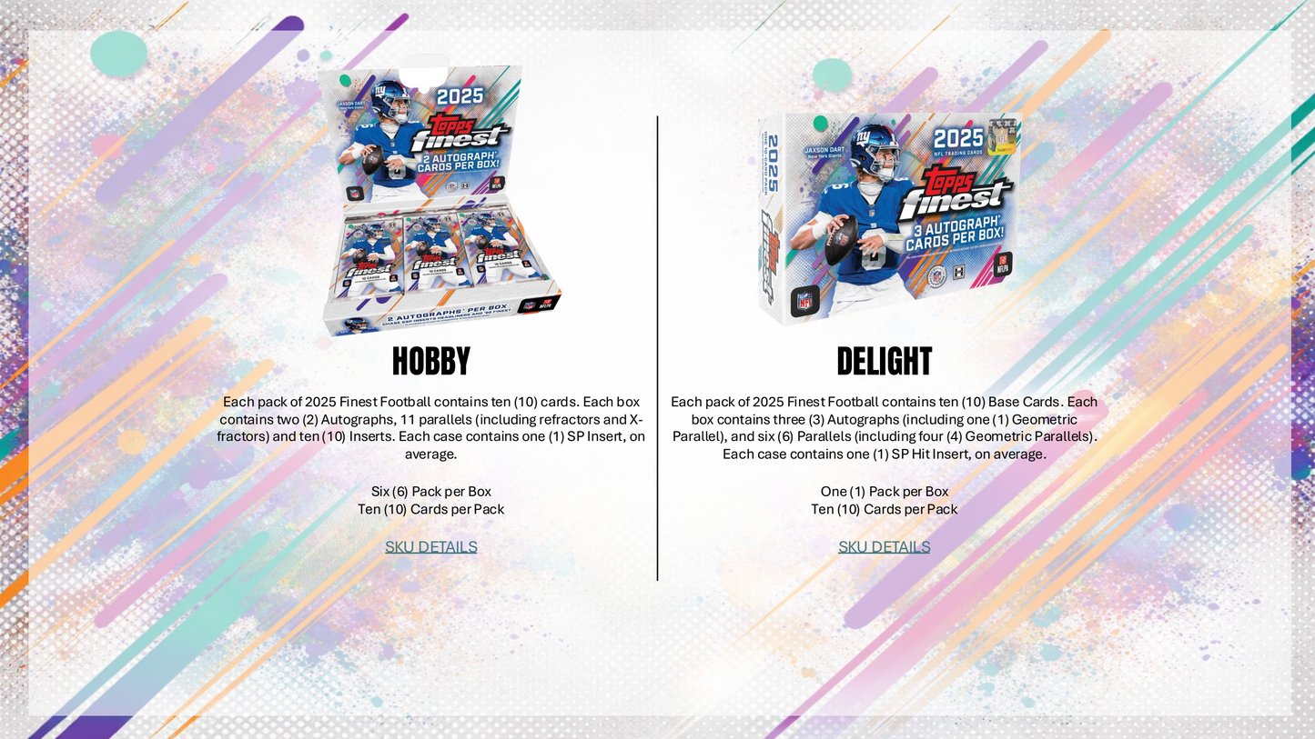 Topps Finest NFL Football 2025 - Breakers Delight