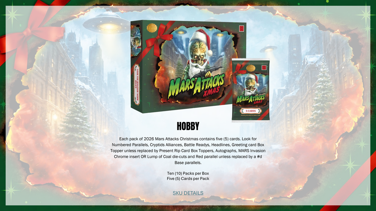 Topps Mars Attacks Christmas 2026 - Hobby Box