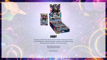 Topps Cosmic Chrome Football 2025 - Hobby Box