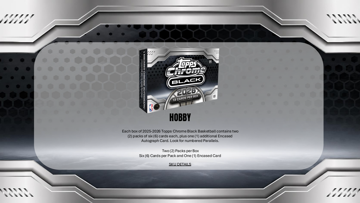 Topps Chrome Black Basketball 2025/26 - Hobby Box