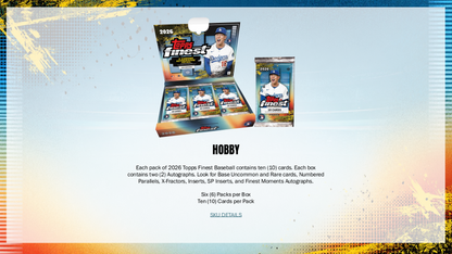 Topps Finest Baseball 2026 - Mega Box