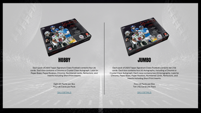 Topps NFL Signature Class Football 2025 - Mega Box