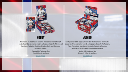 Topps Chrome Baseball 2026 - Hobby Box