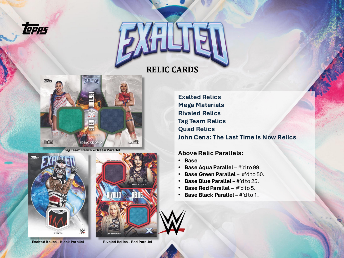 Topps Exalted WWE 2025 - Hobby Box