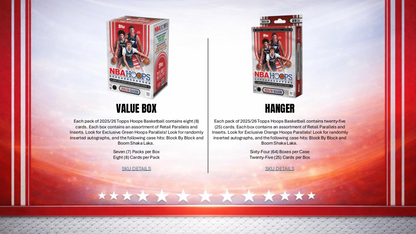 Topps NBA Hoops Basketball 2025/26 - Value Box