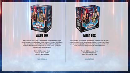 Topps Chrome WWE 2026 - Hobby Box