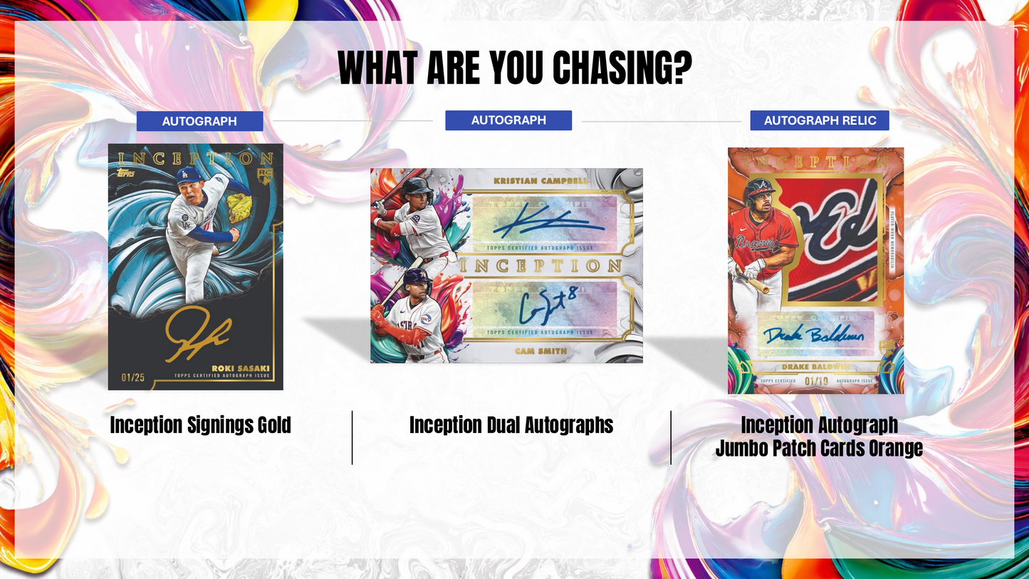 Topps Inception Baseball 2025 - Hobby Box