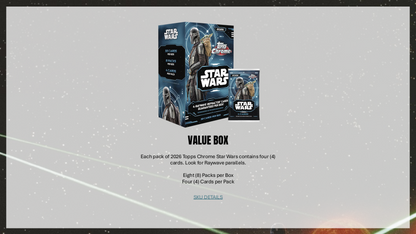 Topps Chrome Star Wars 2026 - Value Box