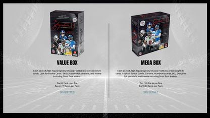 Topps NFL Signature Class Football 2025 - Hobby Box