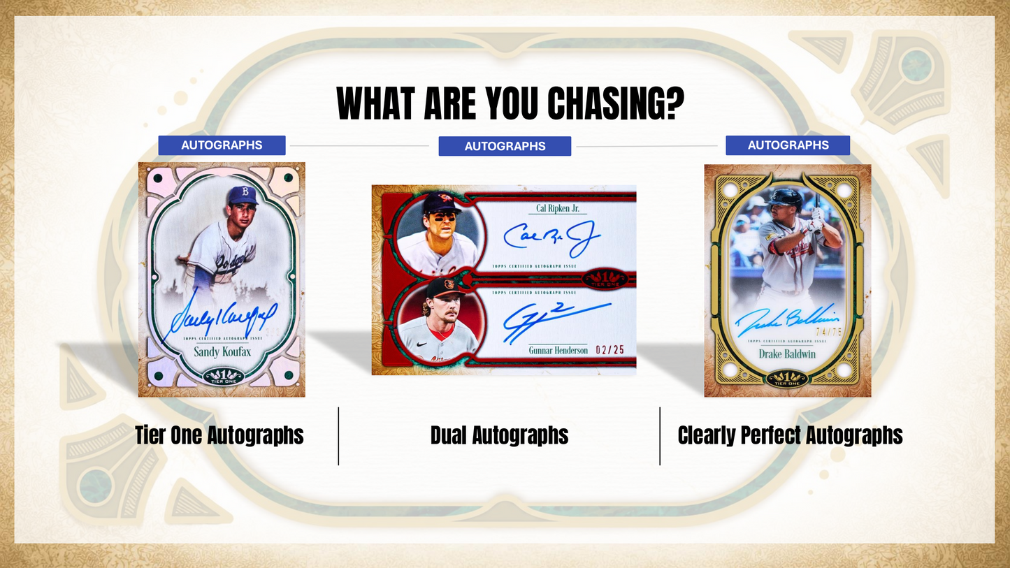 Topps Tier One Baseball 2026 - Hobby Box